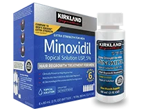 Uma unidade de Kirkland Minoxidil