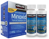 Uma unidade de Kirkland Minoxidil