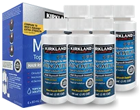 Uma unidade de Kirkland Minoxidil